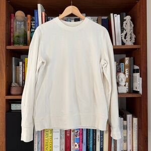 Billy Reid Men's Crewneck Sweater in Cream